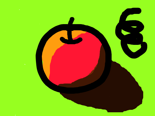 02-명암 : 사과의명암 스케치판 ,sketchpan