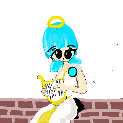 쁘띠허브님천사그림 : 쁘띠허브님천사그림 스케치판 ,sketchpan