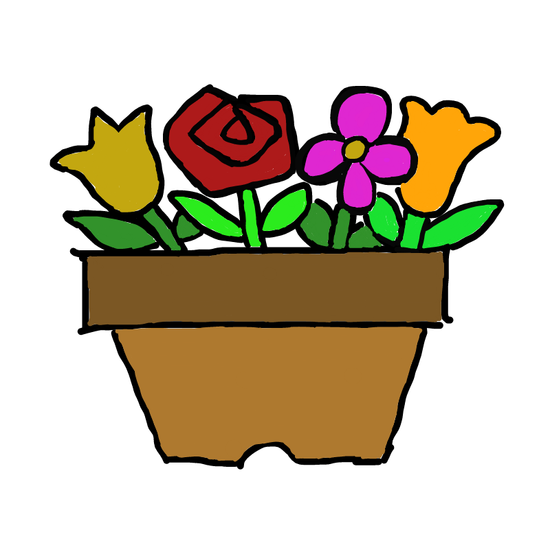 화분 : 화분 스케치판 ,sketchpan