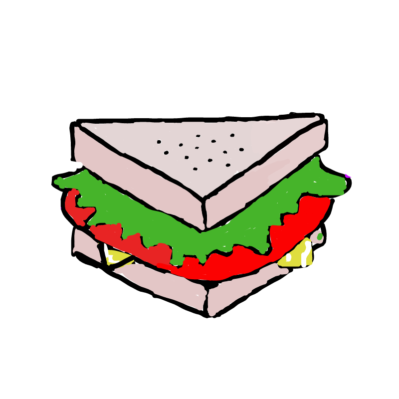 샌드위치 : 샌드위치 스케치판 ,sketchpan