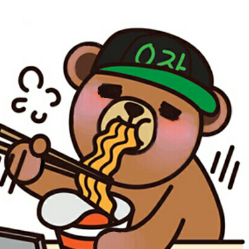 심심해서 .. : 심심해서 밥먹는 0자곰님 볼을 터치터치...☆ 스케치판 ,sketchpan