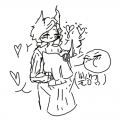 어쩌다보니.. : 어쩌다보니 아이가 생겨버린..)) 스케치판 ,sketchpan