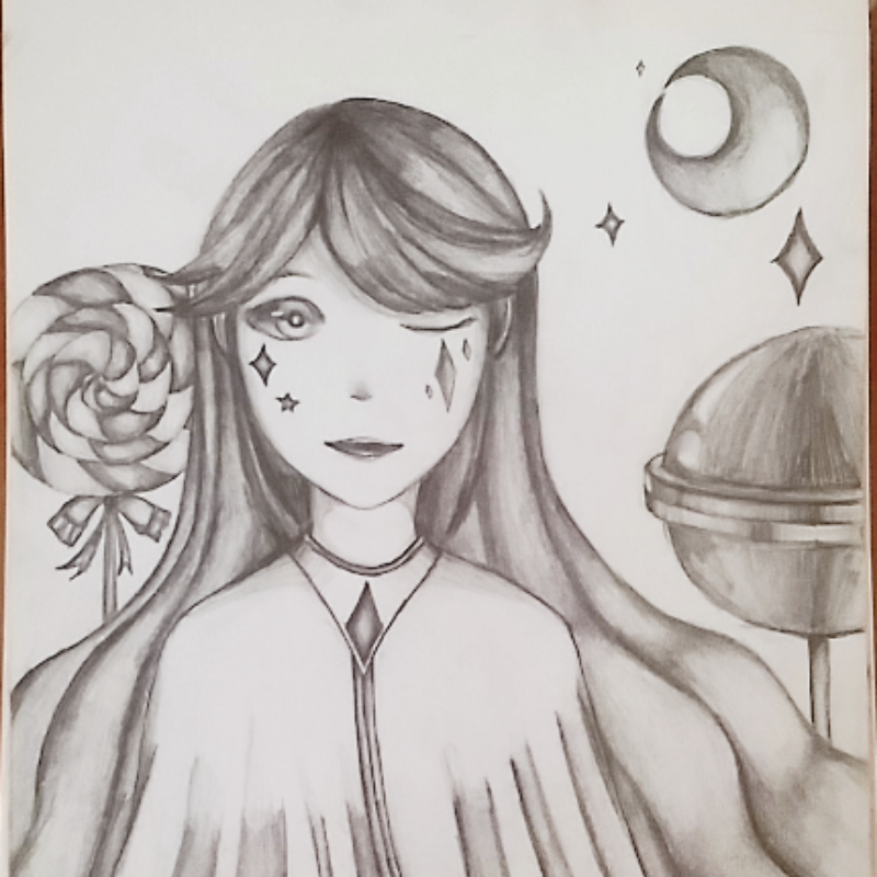 이 그림 또.. : 이 그림 또한 비대칭.(양해 바랍니다.)
사진 찍을때 기울어짐...지못미...
(샤프 그림) 스케치판 ,sketchpan