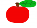 사과 : 사과 스케치판 ,sketchpan