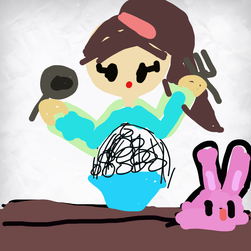 사람과 토.. : 사람과 토끼에 만남2 스케치판 ,sketchpan