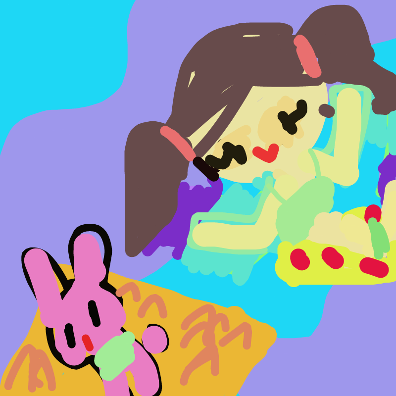 사람과 토.. : 사람과 토끼에 만남4 스케치판 ,sketchpan