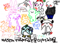 아아.. 자.. : 아아.. 자리 모자라..((쭈글 스케치판 ,sketchpan