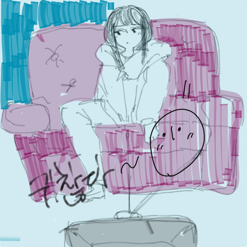 귀찮다 : 귀찮다 스케치판 ,sketchpan