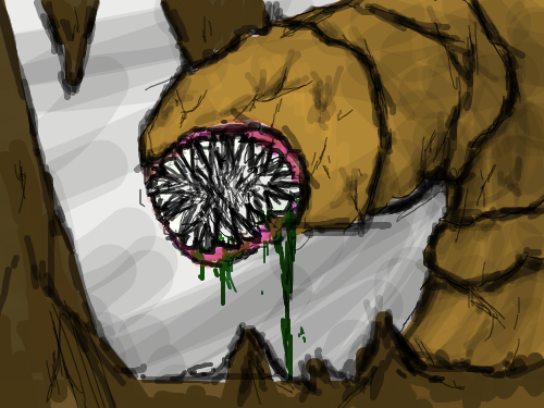 지렁이 : 지렁지렁 스케치판 ,sketchpan