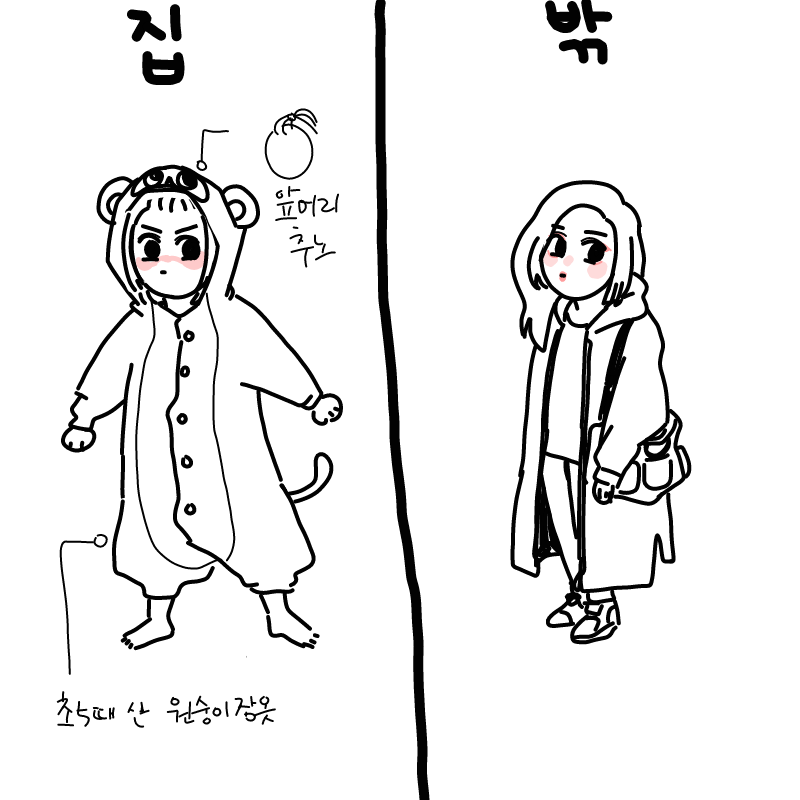 나 : 나 스케치판 ,sketchpan