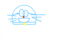 도라에몽 얼굴 :   스케치판 ,sketchpan