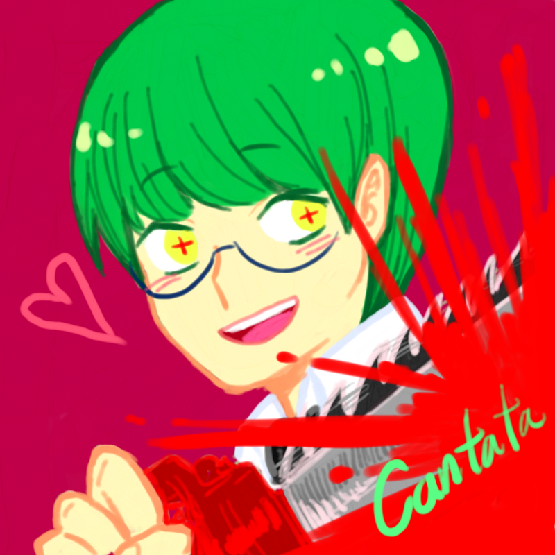 칸타타.언.. : 칸타타.언제부터 얀데레였지... 스케치판 ,sketchpan