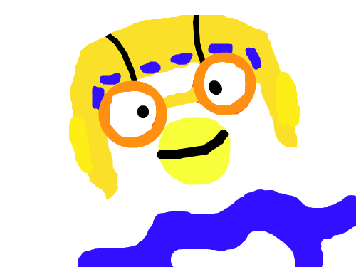 뽀뽀로 : 뽀뽀로를 리메이크한 그림!비록 못 그렸지만 잘 봐주시길...감사합니다!!! 스케치판 ,sketchpan