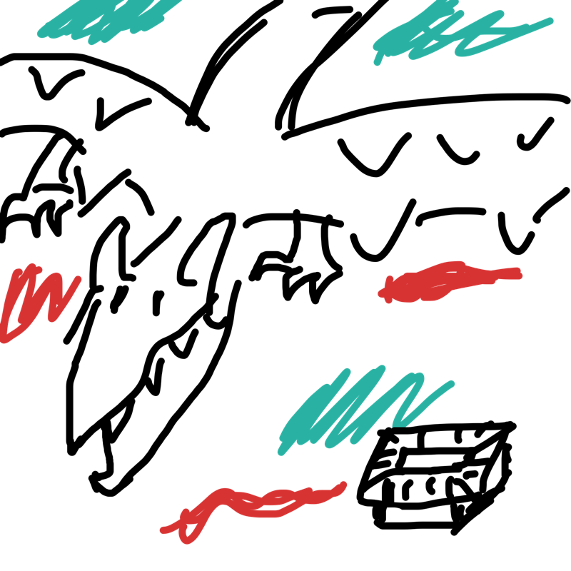 드래곤 : 드래곤 스케치판 ,sketchpan