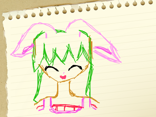 토끼인간 : 토끼인간입니다... 스케치판 ,sketchpan