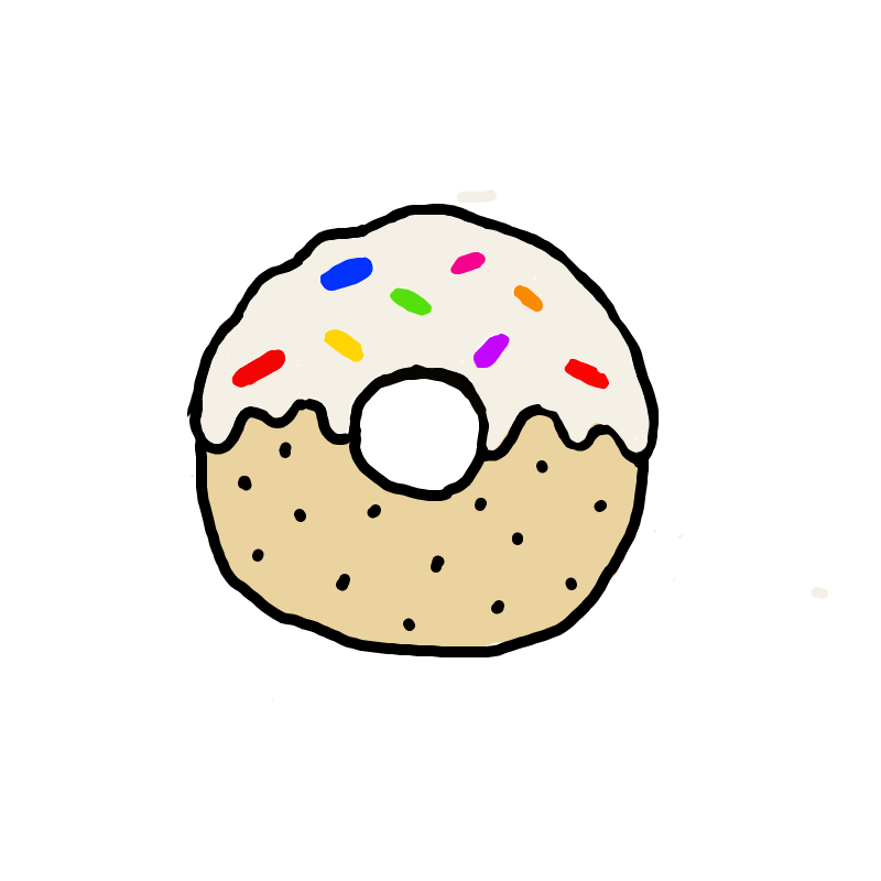 도넛 : 도넛 스케치판 ,sketchpan