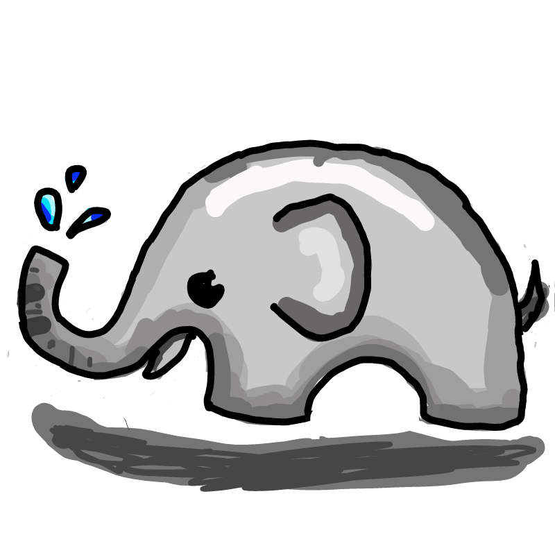 코끼리 : 코끼리 스케치판 ,sketchpan