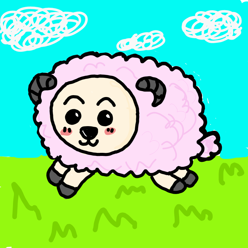 양 : 양 스케치판 ,sketchpan