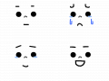 표정 : 울다웃기 스케치판 ,sketchpan