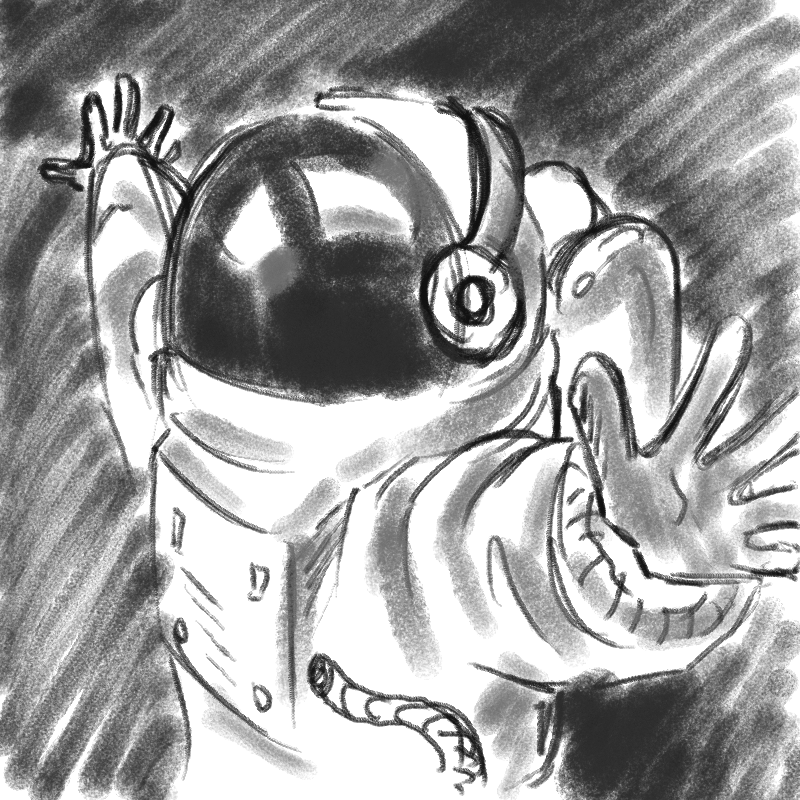 우주 : 우주 스케치판 ,sketchpan