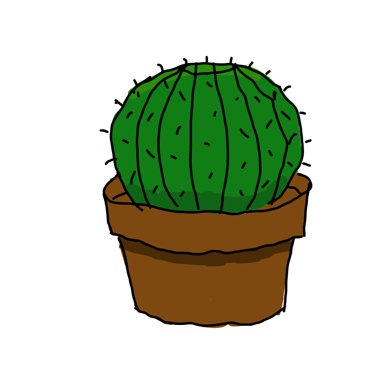 선인장 따.. : 선인장 따라그리기 스케치판 ,sketchpan