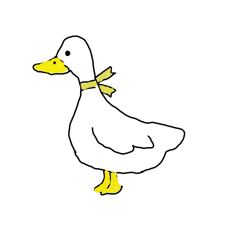 오리 : 오리 스케치판 ,sketchpan