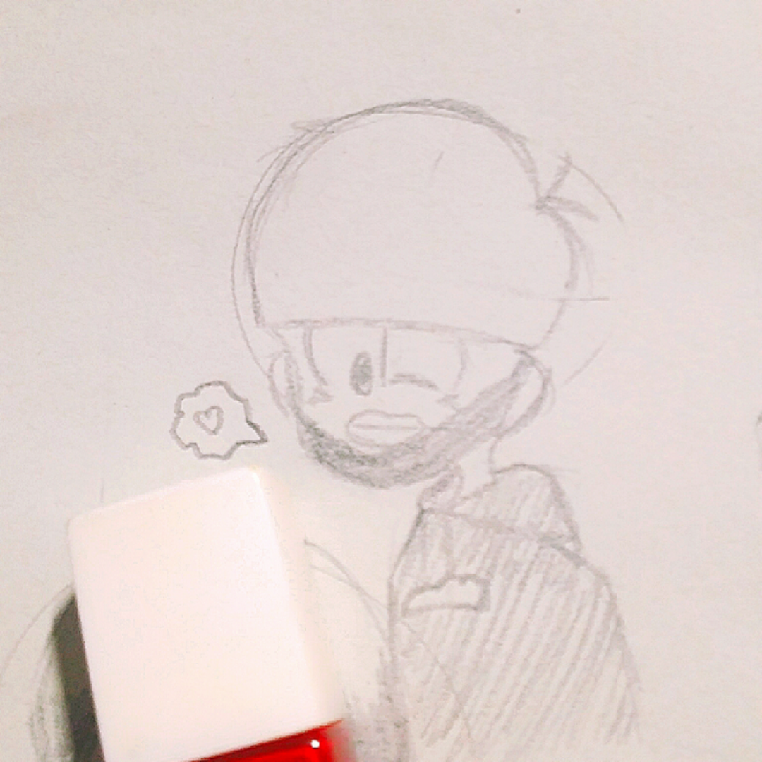 마스크 쓴 .. : 마스크 쓴 오소마츠~♡ 스케치판 ,sketchpan