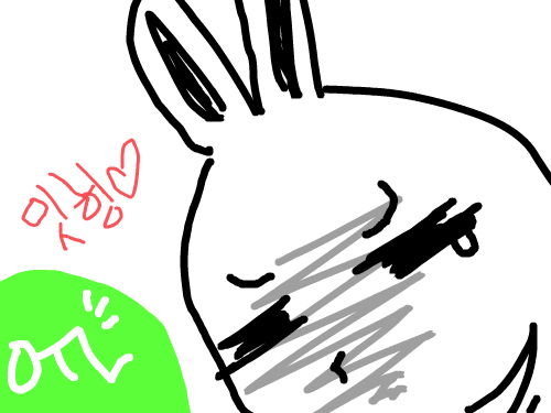잇힝! : 잇힝하는 토끼!!!!!!!!!!!!!!!!!!!!!!!!!!!!!!!!!!!!!!!상큼하죠!!ㅋ 스케치판 ,sketchpan