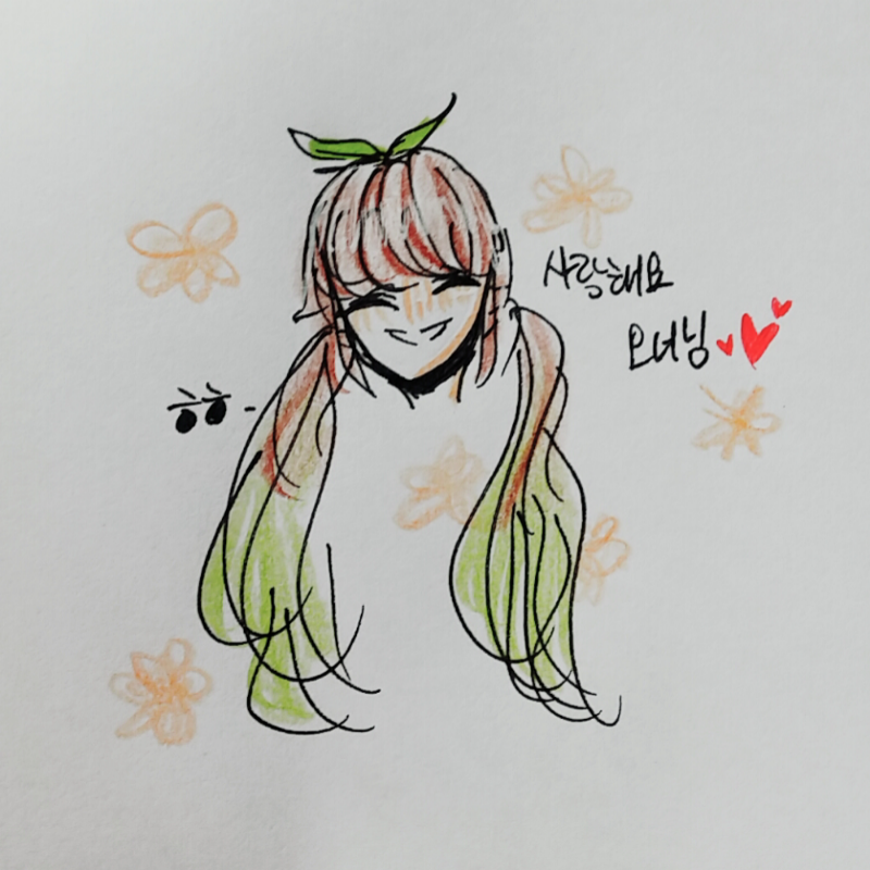 제 오너캐.. : 제 오너캐가 이렇게 이쁠ㅈ.. 스케치판 ,sketchpan