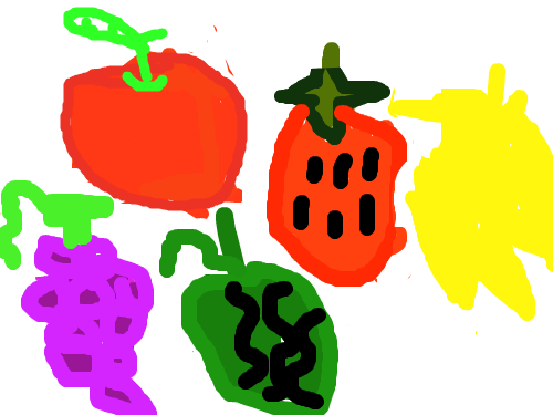 과일 : 저는사과를좋아해요 스케치판 ,sketchpan