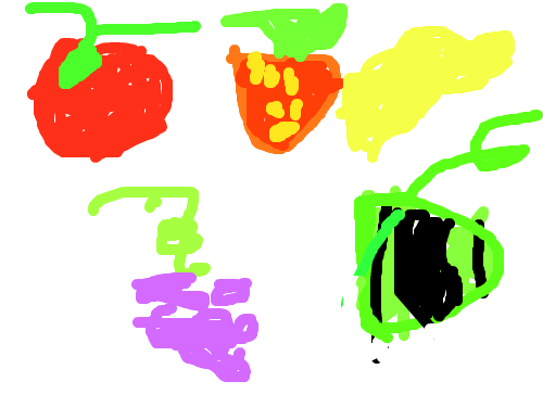 과일 : 바나나맛있어3000원만줘 스케치판 ,sketchpan