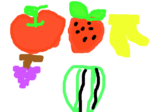 과일 : 맛잇는과일 스케치판 ,sketchpan