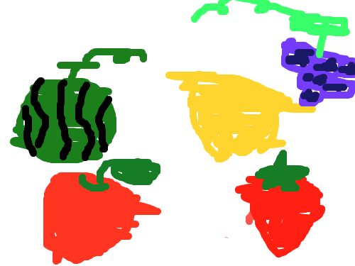 과일 : 딸기를 제일 좋아해요 스케치판 ,sketchpan