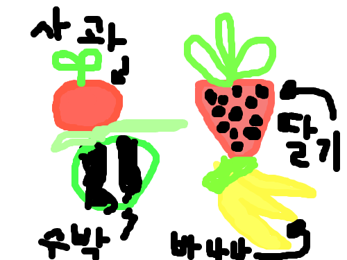 휼륭하진않지만 노력한과일그림 : 멋지진않지만 노력과최선을다한작품 스케치판 ,sketchpan