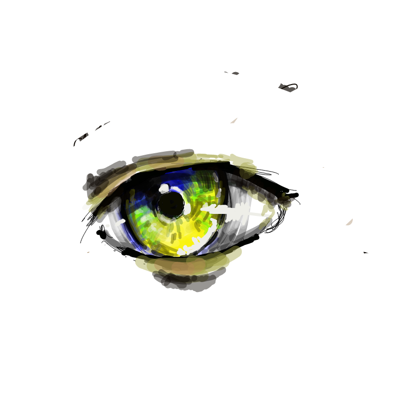 눈 : 눈 스케치판 ,sketchpan