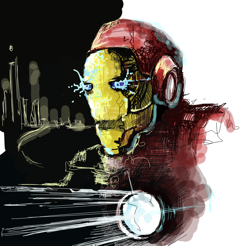 아이언맨 .. : 아이언맨 변형 ㅋㅋ 스케치판 ,sketchpan