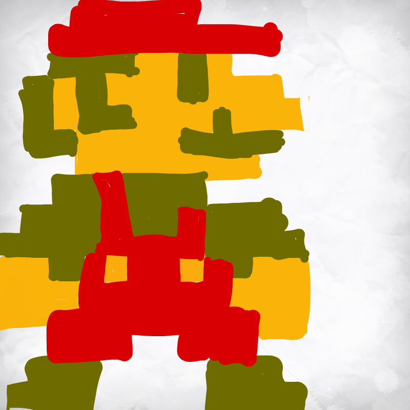 Mario : Mario 스케치판 ,sketchpan