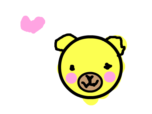 귀요미 아기곰 : 곰이예요.ㅠㅠ 스케치판 ,sketchpan