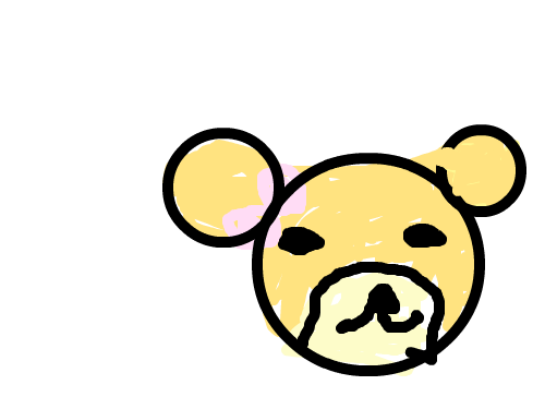 황토색아미곰-남수연 : 곰ㅋㅋㅋ 스케치판 ,sketchpan