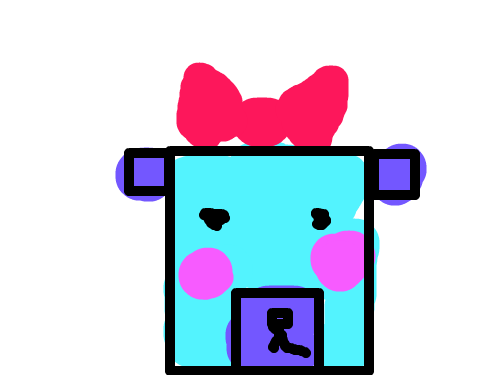 네모나 : 네모 곰 입니다. 스케치판 ,sketchpan