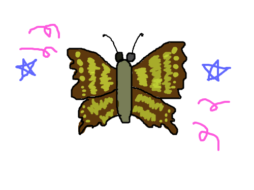 예쁜나비-선생님 : 나비~ㅋㅋ 스케치판 ,sketchpan