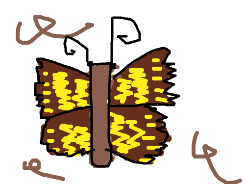 나비-홍숭민 : 나비 입니다. 스케치판 ,sketchpan