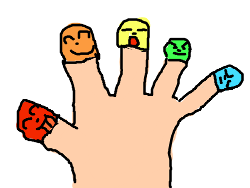 내 손가락들-오수민 : 표정 내꺼 스케치판 ,sketchpan