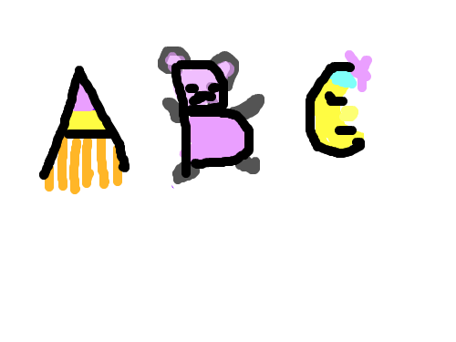 abc - 최서윤 : 심원초ABC 스케치판 ,sketchpan