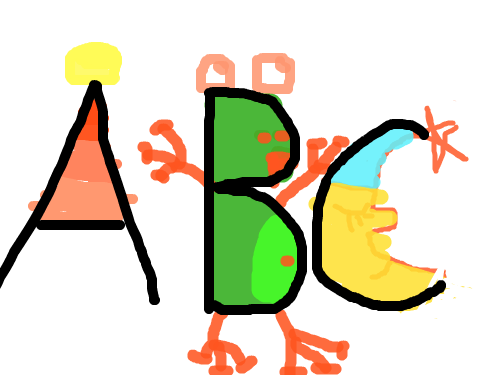 ABC-홍승민 : 알파벳 입니다. 스케치판 ,sketchpan