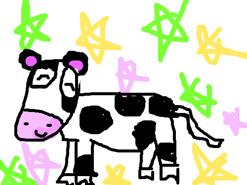 소-홍승민 : 홍승민이 그린 소 입니다. 스케치판 ,sketchpan