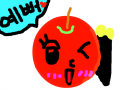 얼굴있는 사과-오수민 : 사과가 활짝 웃고있어요 스케치판 ,sketchpan