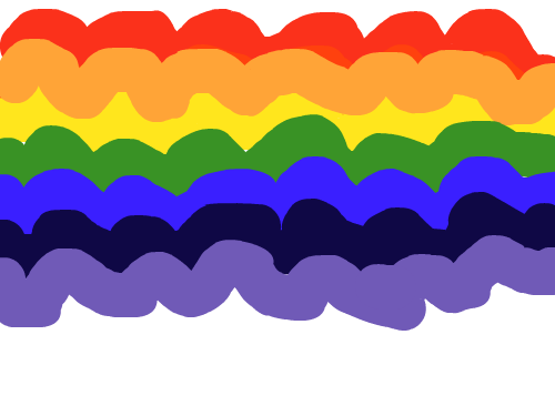 무지개 연습 : 이번연습은 잘 한것 같다. 스케치판 ,sketchpan