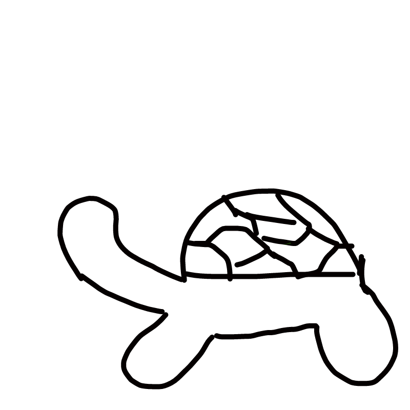 거북 : 거북 스케치판 ,sketchpan