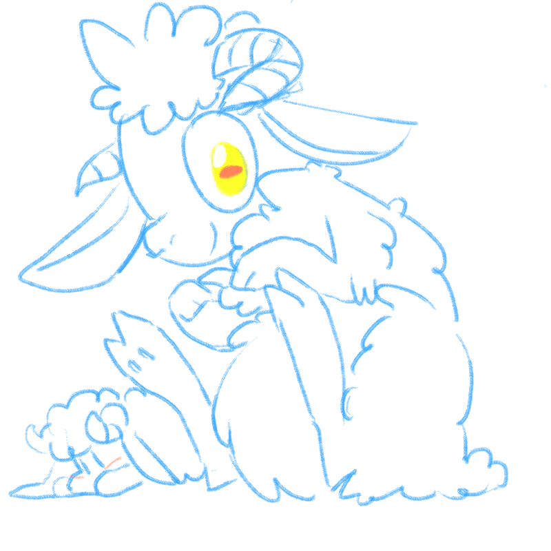 양 : 양 스케치판 ,sketchpan